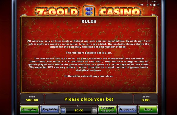 7's Gold Casino screenshot