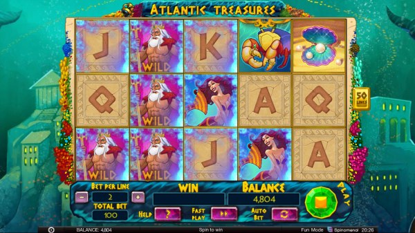Casino Codes image of Atlantic Treasures