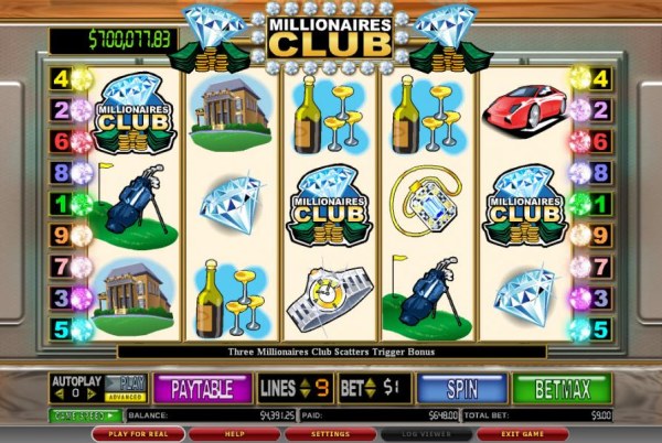 Millionaires Club II by Casino Codes