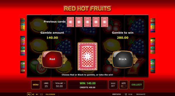 Casino Codes image of Red Hot Fruits