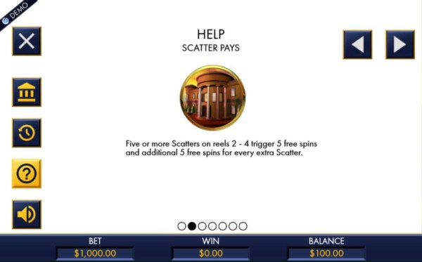 Casino Codes - The Mansion is the games scatter symbol and five or more on reels 2-4 trigger 5 free spins and additional 5 free spins for every extra scatter.