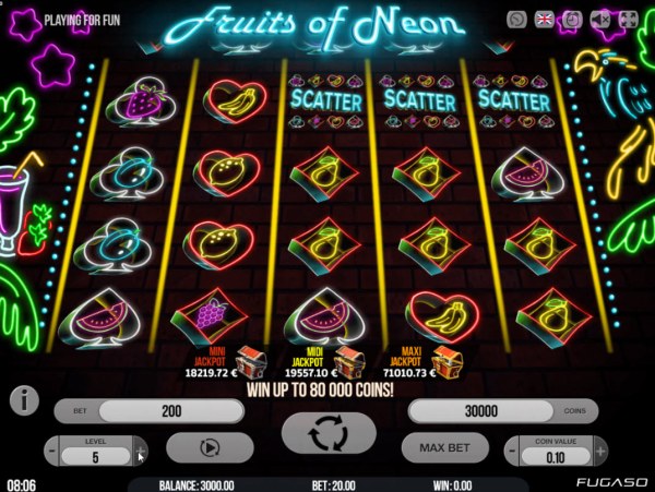 Images of Fruits of Neon