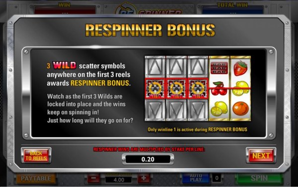 Respinner by Casino Codes