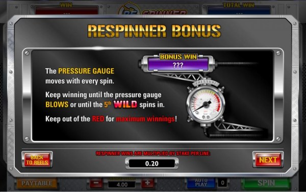 Casino Codes image of Respinner