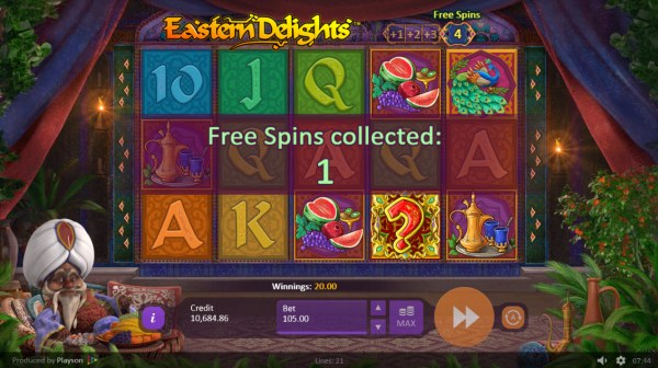 Casino Codes - 1 free spin collected