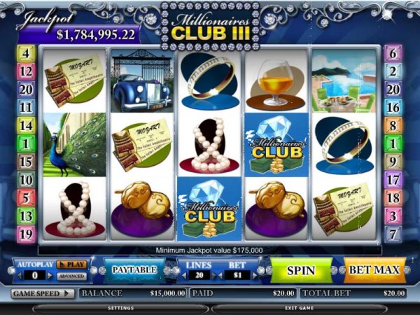Millionaires Club III by Casino Codes