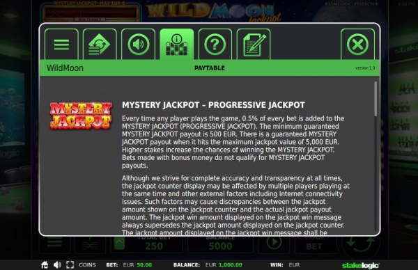 Wild Moon Jackpot by Casino Codes