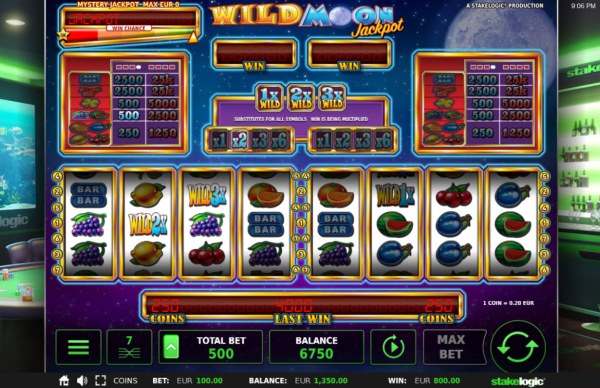 Casino Codes image of Wild Moon Jackpot