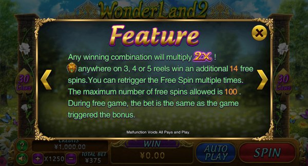 Wonder Land 2 by Casino Codes