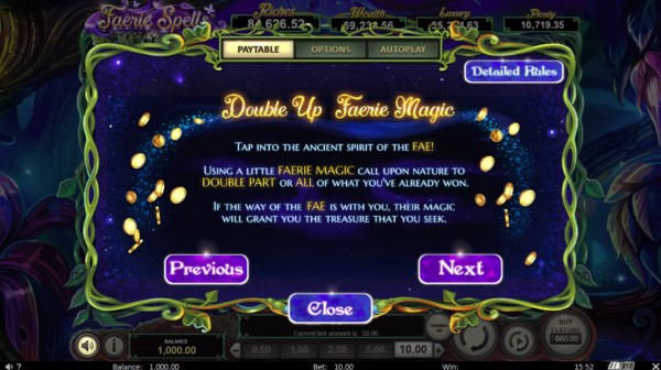 Casino Codes image of Faerie Spells