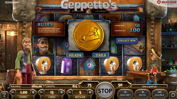 Geppetto's Toy Shop by Casino Codes