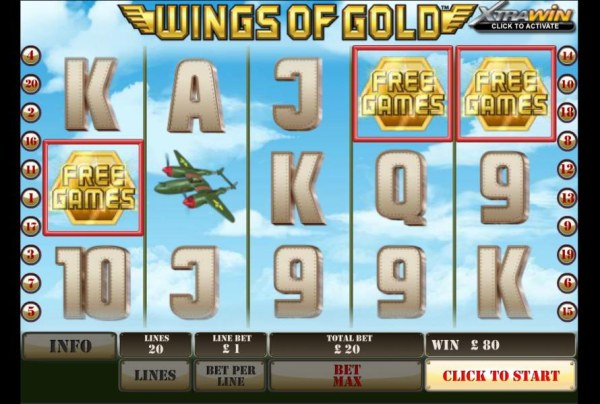 Wings of Gold by Casino Codes