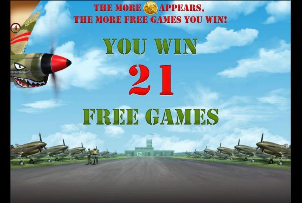 Casino Codes - 21 free games won - each medal is worth 3 free games