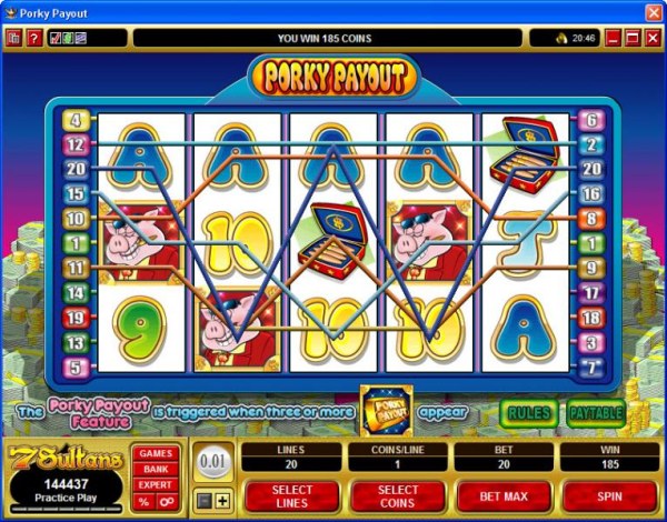 Casino Codes image of Porky Payout