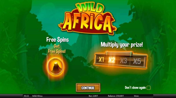 Casino Codes image of Wild Africa