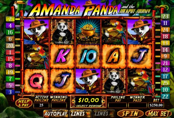 Casino Codes image of Amanda Panda and the Jackpot Journey