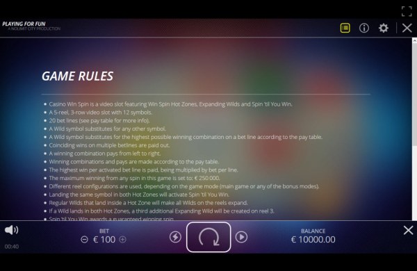 Casino Win Spin screenshot