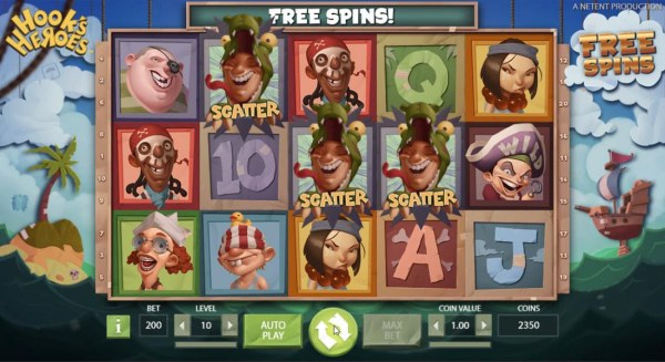 3 scatter symbols triggers the Free Spin feature by Casino Codes