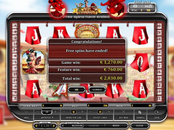 Total Free Games Payout - Casino Codes