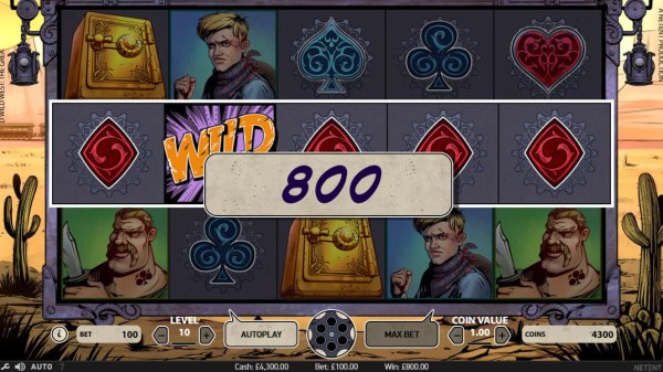 A five of a kind triggers an 800 coin payout. by Casino Codes
