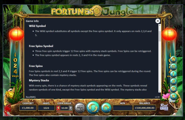 Casino Codes image of Fortunes of the Jungle