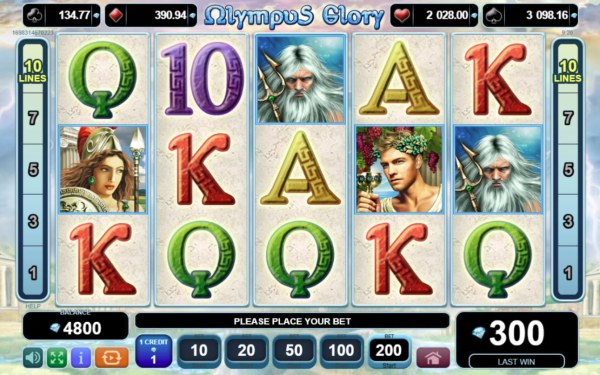 Olympus Glory by Casino Codes