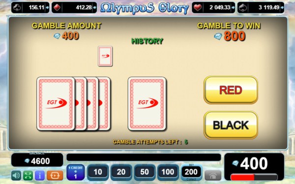 Casino Codes image of Olympus Glory