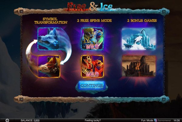 Casino Codes image of Fire & Ice