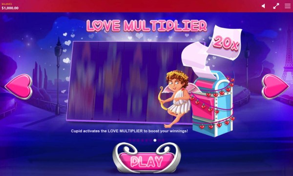 Love Multiplier - Cupid activates the Love Multiplier to boost your winnings. by Casino Codes