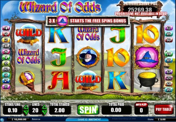 Casino Codes image of Wizard Of Odds