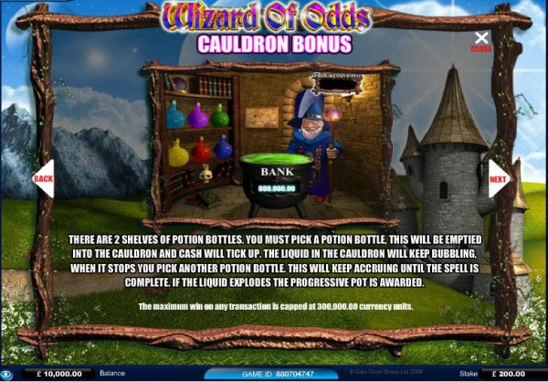 Wizard Of Odds screenshot