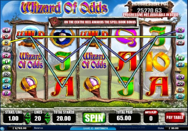 A pair of wild symbols triggers multiple wiing paylines - Casino Codes