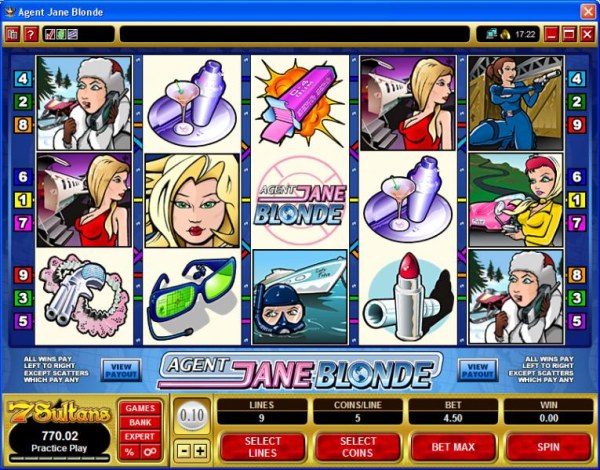 Agent Jane Blonde by Casino Codes
