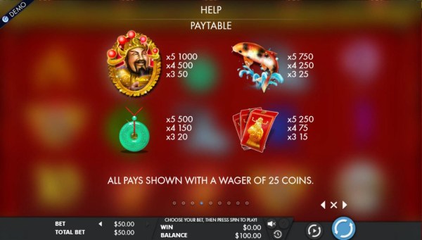 Casino Codes image of Cai Shen's Fortune