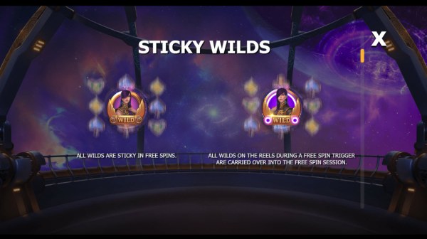 Casino Codes - Sticky Wilds Feature