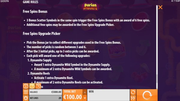 Feature Rules - Casino Codes