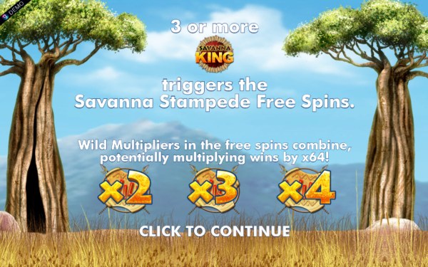 Savanna King Jackpot by Casino Codes