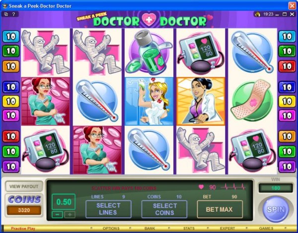 Casino Codes image of Sneek a Peek-Doctor Doctor