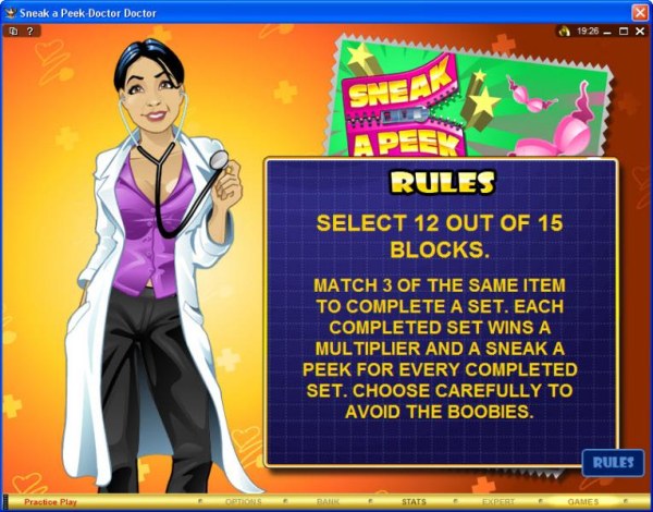 Casino Codes image of Sneek a Peek-Doctor Doctor
