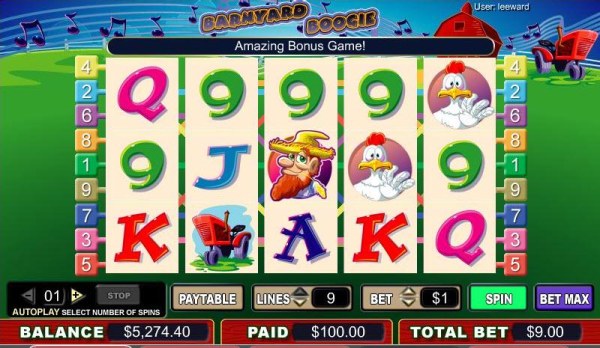 Casino Codes image of Barnyard Boogie