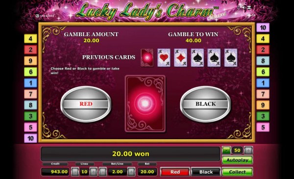 Casino Codes image of Lucky Lady's Charm Deluxe