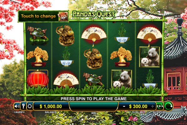 Pandas Quest by Casino Codes