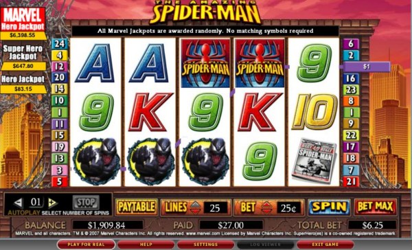 Casino Codes image of Spider-man