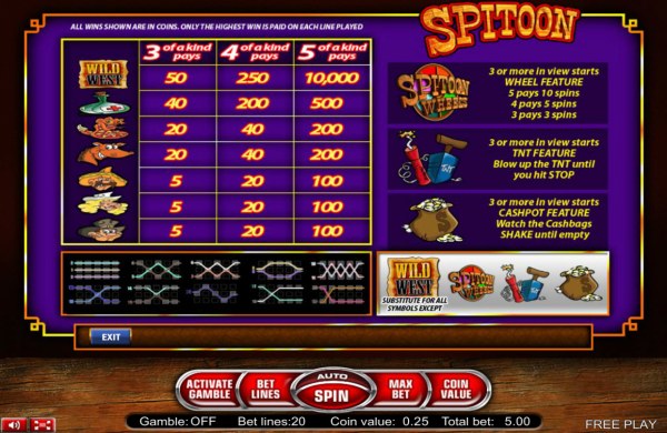 Casino Codes image of Spitoon