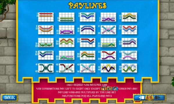 50 payline diagrams - Casino Codes