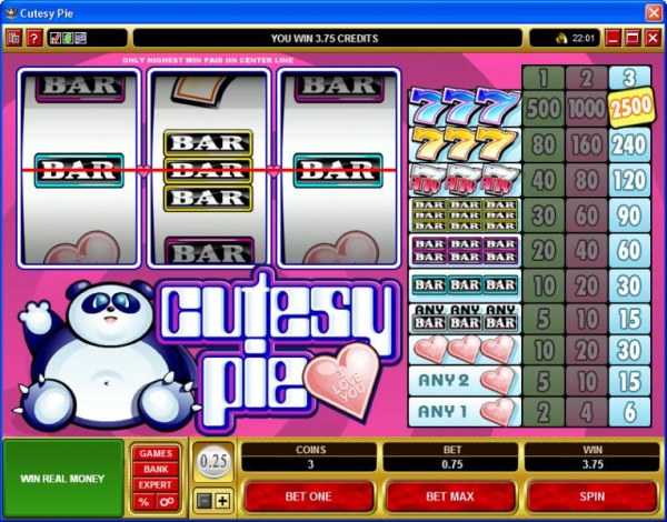 Casino Codes image of Cutesy Pie