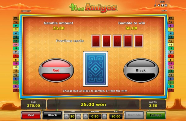 Tres Amigos by Casino Codes