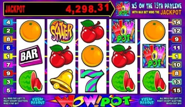 Casino Codes image of Wow Pot 5 Reel