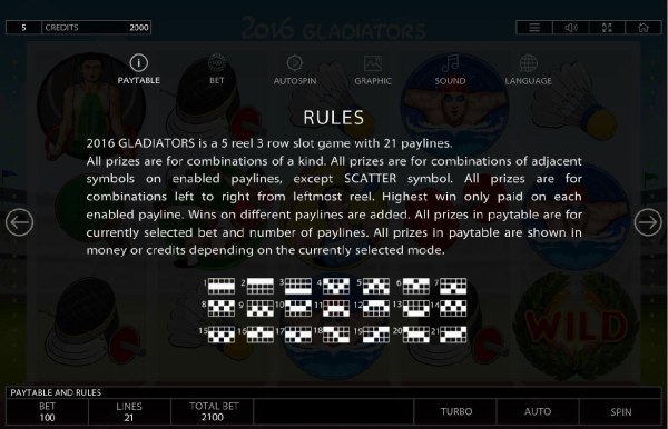 2016 Gladiators screenshot