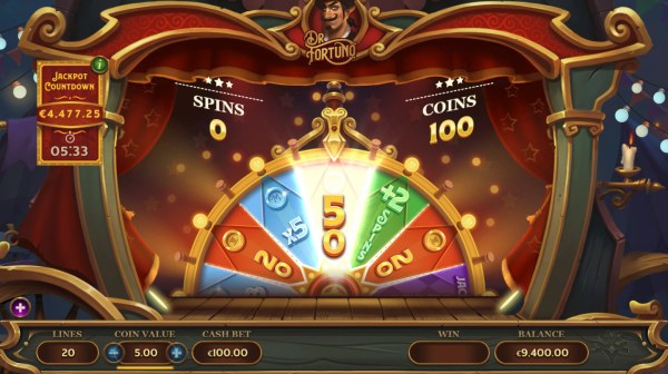 Casino Codes image of Dr Fortuno